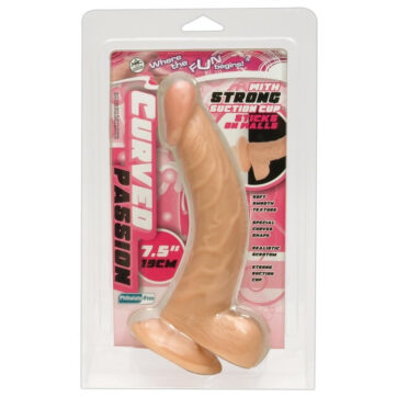 Curved Passion Dildo med Sugekop