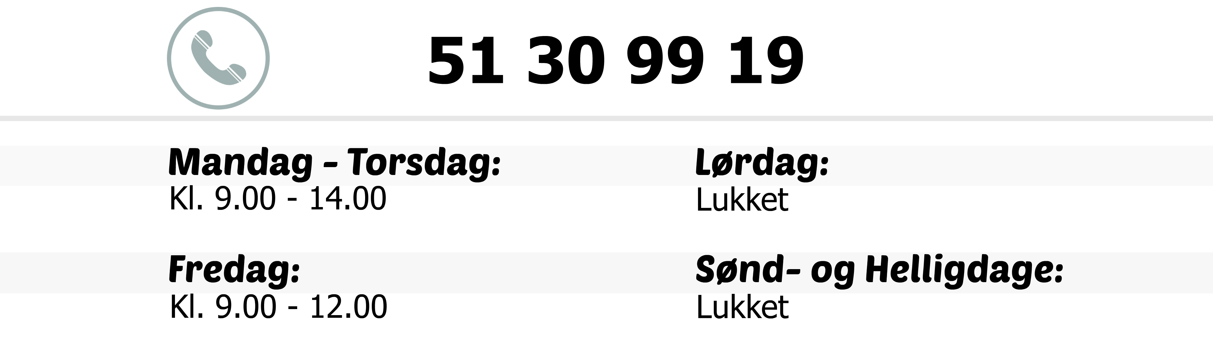 åbningstider2 kontakt os