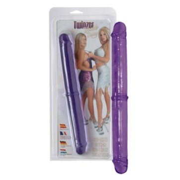 Twinzer Purple Double Dong Dildo