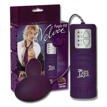 Velvet Purple Pill Vibrator-Æg
