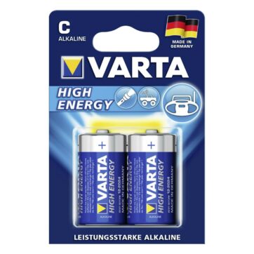 Varta C Batterier High Energy 1,5v