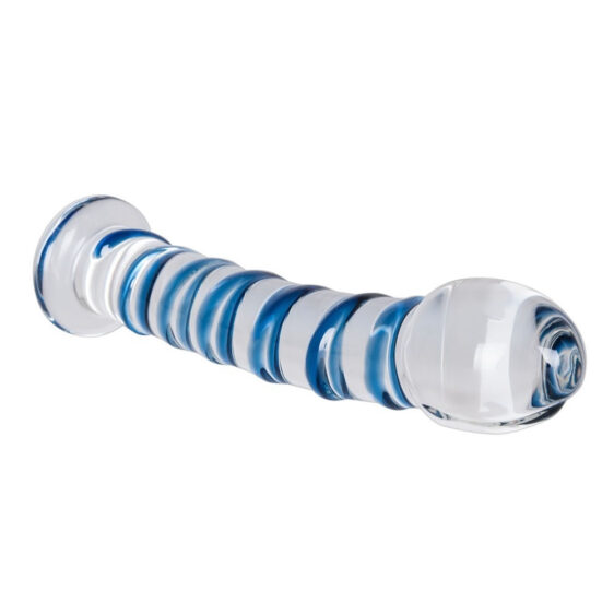 Glas Dildo Arts Clair Bleu