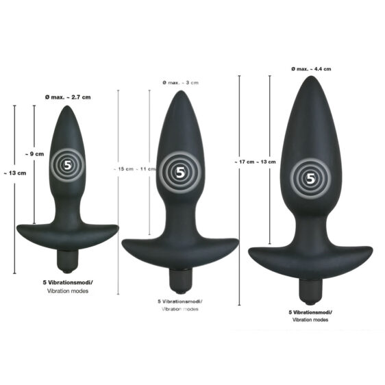 Black Velvets Vibrator Anal Plug