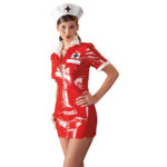 Lak Sygeplejerske kostume