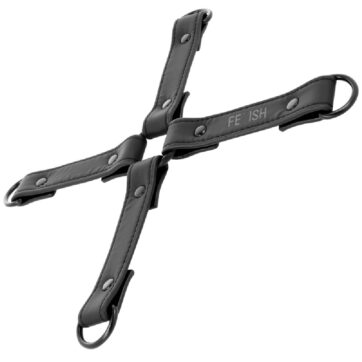 FETISH SUBMISSIVE HOG TIE VEGAN LEATHER