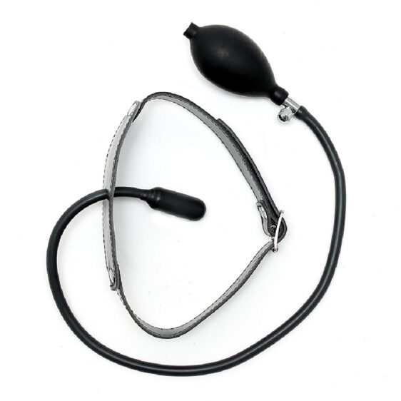 GAG WITH INFLATABLE BALLOON AND PUMP