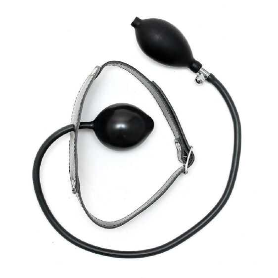 GAG WITH INFLATABLE BALLOON AND PUMP