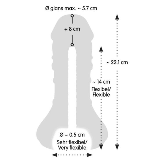 Nature Skin 2-i-1 Penis Hylster og Masturbator