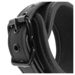 Fetish Submissive Ankle Cuffs Sort 4 Fetish Submissive Ankle Cuffs Sort