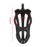 Rimba P-Cage - P-Cage PC02 - Penis Cage Size L - Black