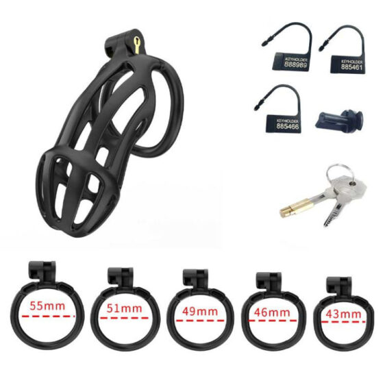 Rimba P-Cage - P-Cage PC02 - Penis Cage Size L - Black