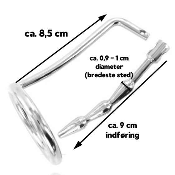 Metal Hard - Testikelring med Sound Plug2