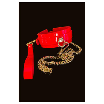 High Gloss O-Ring Collar and Leash