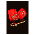 High Gloss Wrist Cuffs - Red
