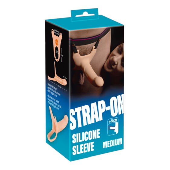 Silikone Strap-on - Medium