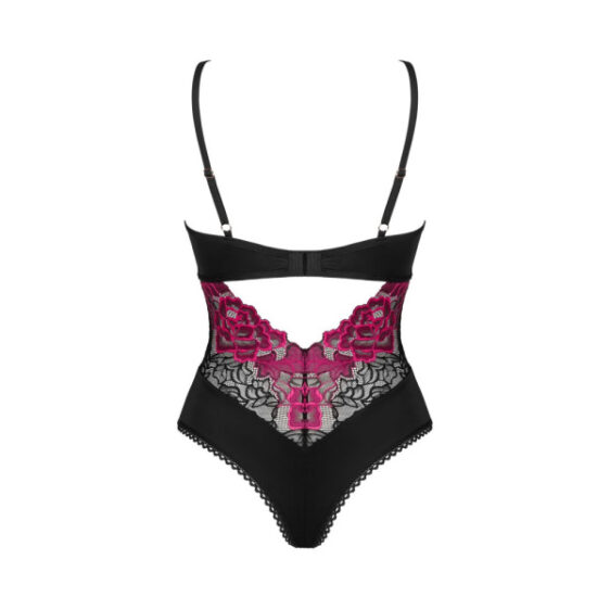 Obsessive Rosenty Lingeri Body med Røde Blonder