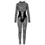 Noir Blonde Jumpsuit med Wetlook Korset indsats