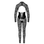 Noir Blonde Jumpsuit med Wetlook Korset indsats