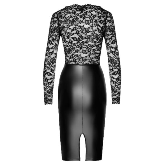 Noir Wetlook og Blonde Kjole