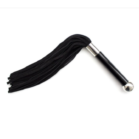 Sort Flogger med Akryl Håndtag
