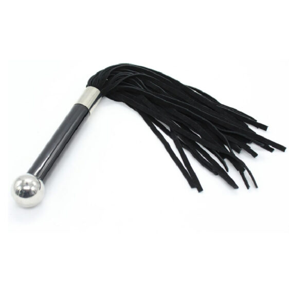 Sort Flogger med Akryl Håndtag