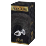Alive Black & White Fox Tail Anal Plug