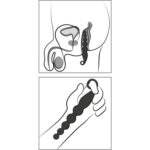 Anos Beads Anal Kæde med Vibrator
