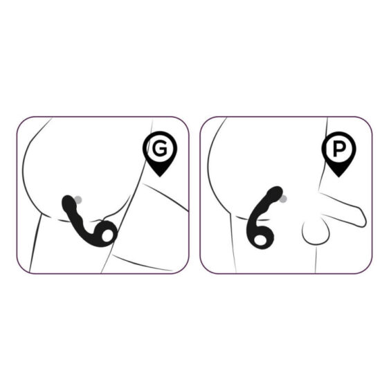 Black Velvets P og G-Punkt Vibrator