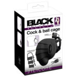 Black Velvets Silikone Cock & Ball Chastity Cage