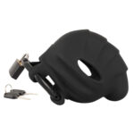 Black Velvets Silikone Cock & Ball Chastity Cage