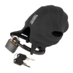 Black Velvets Silikone Cock & Ball Chastity Cage