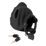 Black Velvets Silikone Cock & Ball Chastity Cage