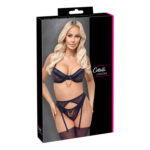 Blonde og Sating Lingeri Sæt med BH, Trusser og Hofteholder 5 Blonde og Sating Lingeri Sæt med BH, Trusser og Hofteholder