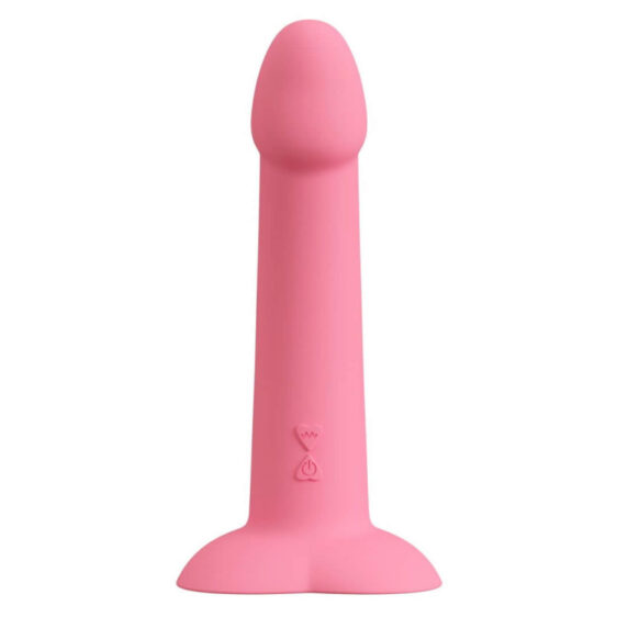 Heart Guy Pink Vibrator med Sugekop