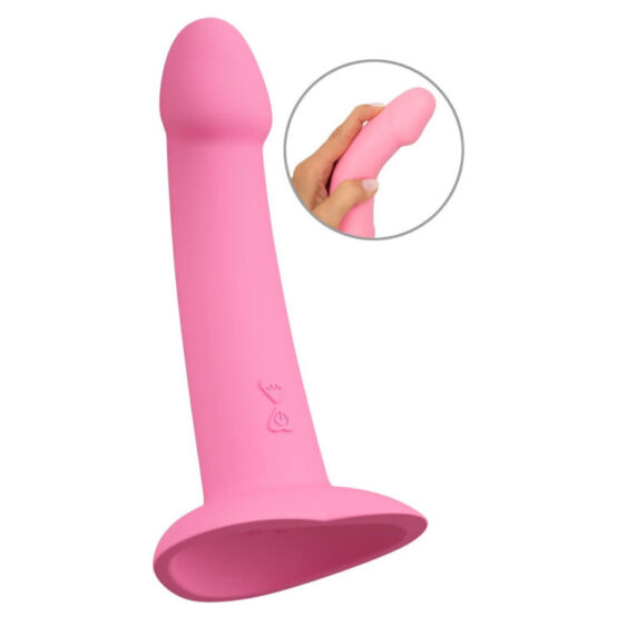Heart Guy Pink Vibrator med Sugekop