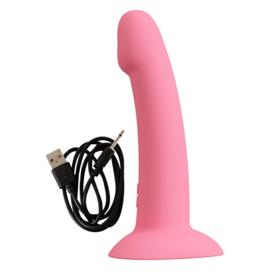 Heart Guy Pink Vibrator med Sugekop