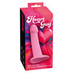 Heart Guy Pink Vibrator med Sugekop