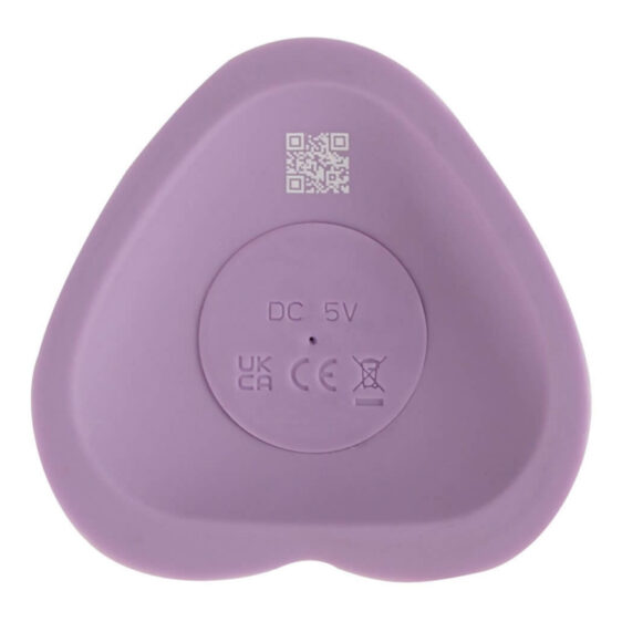 Heart Guy Purple Vibrator med Sugekop