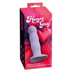 Heart Guy Purple Vibrator med Sugekop