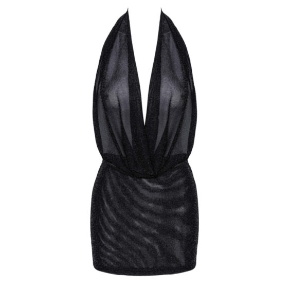 Noir Kjole Orgia Luminara med Glitter Effekt