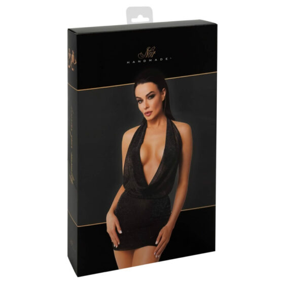 Noir Kjole Orgia Luminara med Glitter Effekt