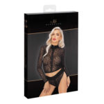 Noir Leopard Look Top i Let Transparent
