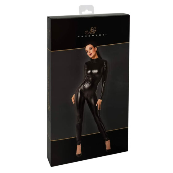 Noir Wetlook Jumpsuit Orgia Chimera