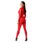 Noir Wetlook Jumpsuit Orgia Rubia