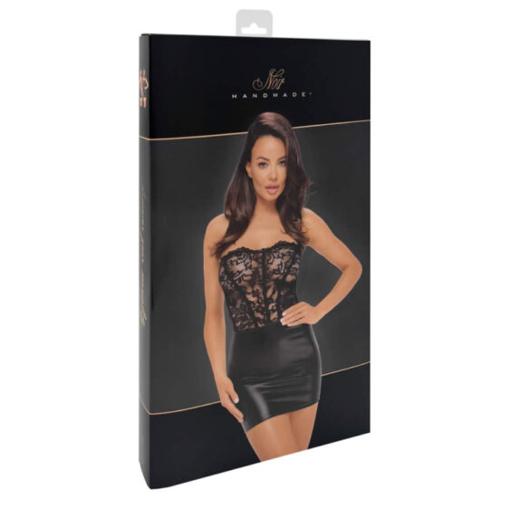 Noir Wetlook og Blonde Kjole