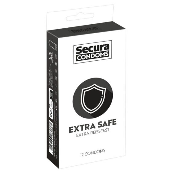 Secura Extra Safe Kondomer der er ekstra Tykke Secura Extra Safe Kondomer der er ekstra Tykke
