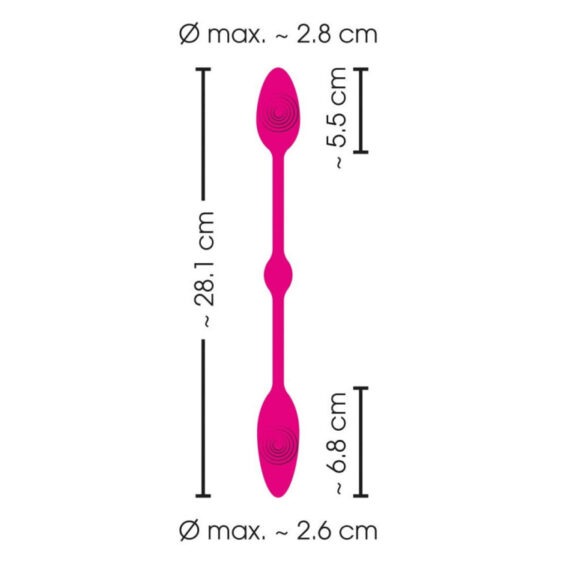 Sweet Smile Double Pleasure Fjernbetjente Love Balls