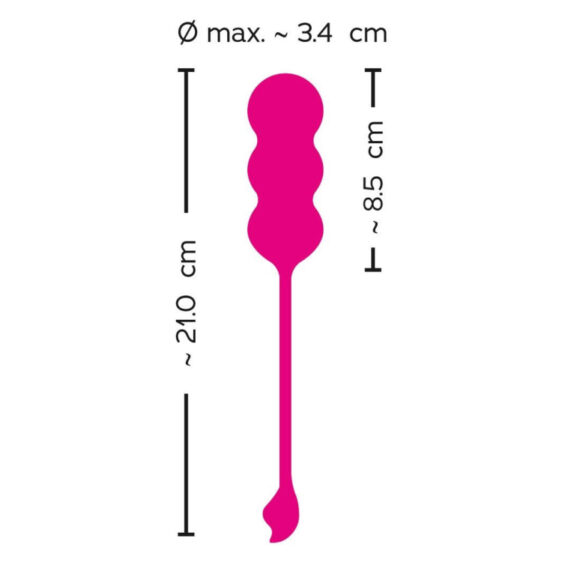 Sweet Smile Shaking Love Balls Bækkenbundskugler med Vibrator