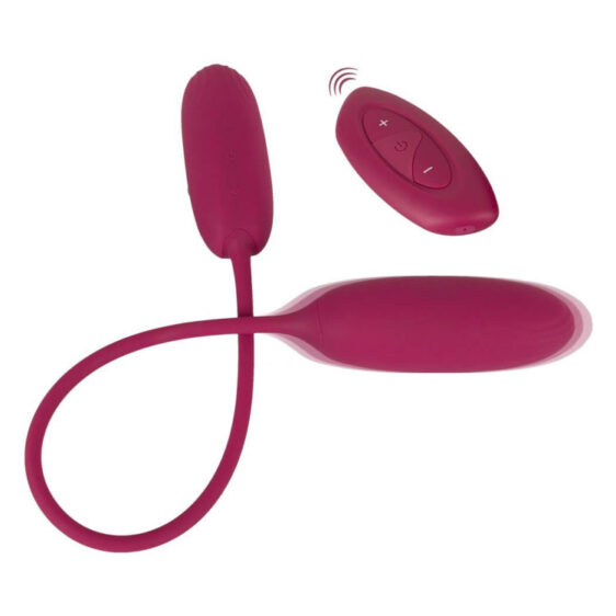 Sweet Smile Shaking & Vibrating Trådløs Duo Vibrator Æg