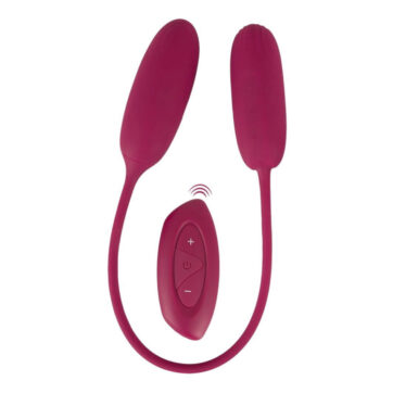 Sweet Smile Shaking & Vibrating Trådløs Duo Vibrator Æg